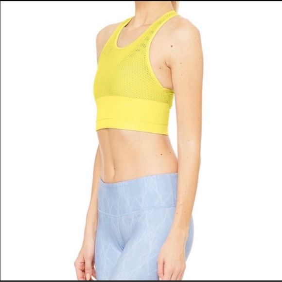 Alo Power Crop in Zest - Picture 2 of 4